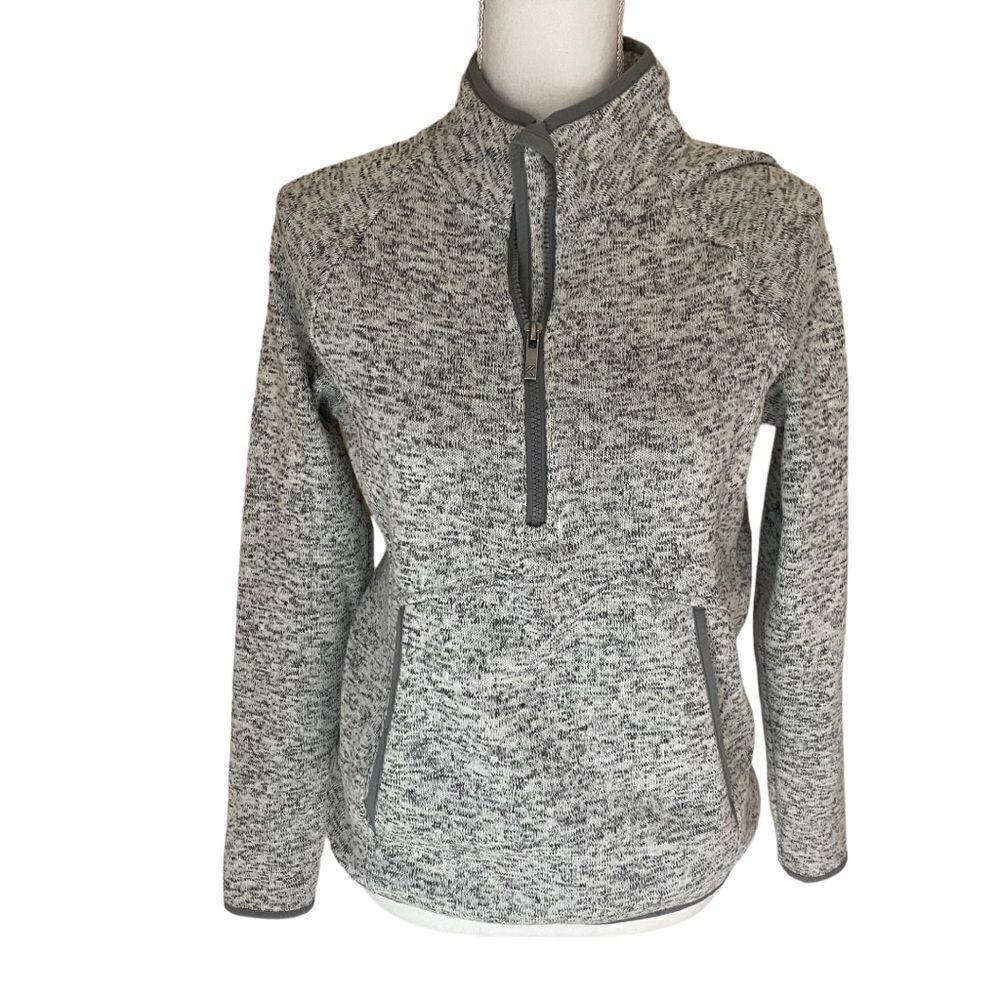 Kyodan Outdoor Grey Quarter Zip Sweatshirt Size Medium - Picture 1 of 6